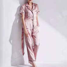 Women's 100% Mulberry Silk Pajama Set, Relaxed Fit PJs